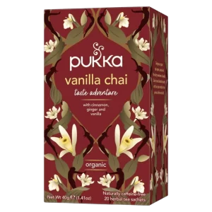 Infusión Orgánica Vainilla Chai (20 bolsitas) - Pukka