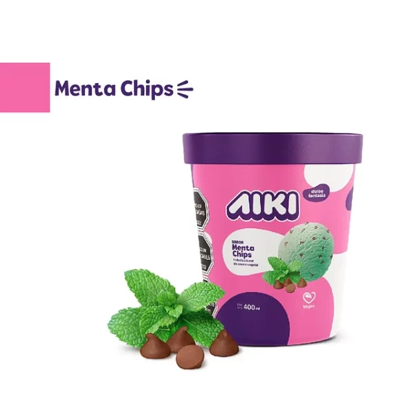Helado Menta Chips (400mL) - Aiki