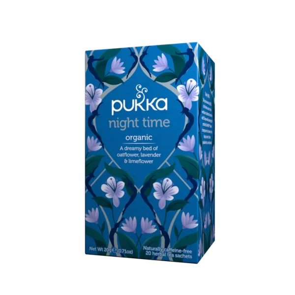 Té Orgánico para Dormir Night Time (20 bolsitas) - Pukka