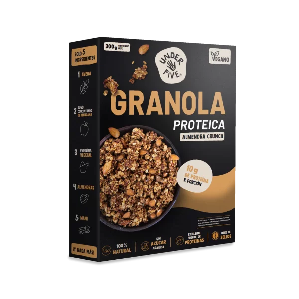 Granola Proteica Almendra Crunch (300g) - Under Five