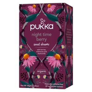 Té Orgánico para Dormir Night Time Berry (20 bolsitas) - Pukka