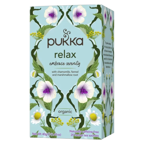 Té Orgánico Relajante Relax (20 bolsitas) - Pukka