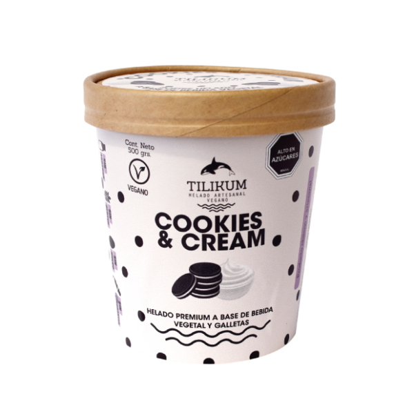 Cassata Helado Cookies & Cream (500g) - Tilikum